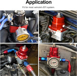 EFI Fuel System Return-Style Kit Fuel Pressure Regulator 20-120PSI Universal | EVIL ENERGY