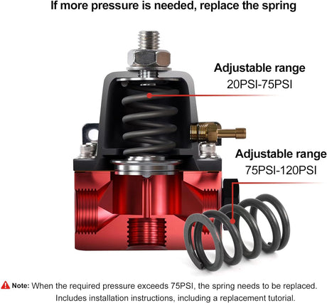 Return-Style Fuel System Kit Fuel Pressure Regulator 20-120PSI Universal | EVIL ENERGY