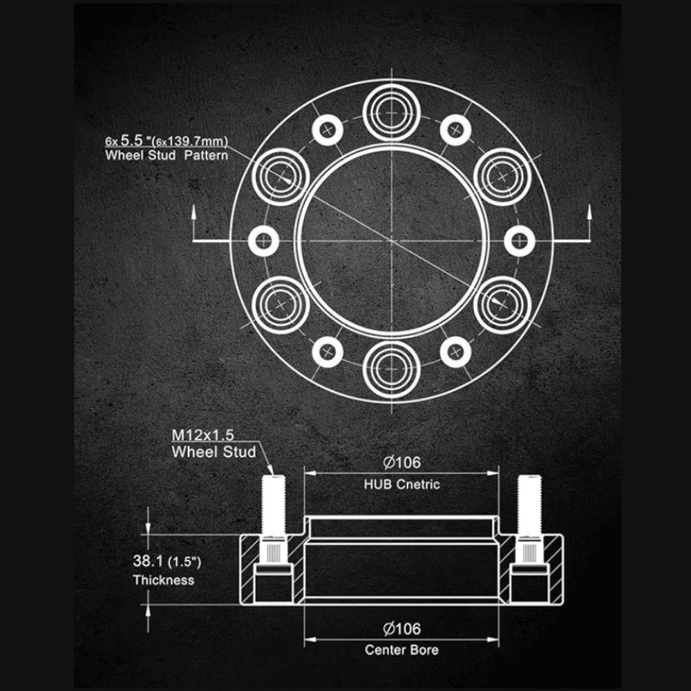 Hubcentric Wheel Spacers[1.5 INCH]