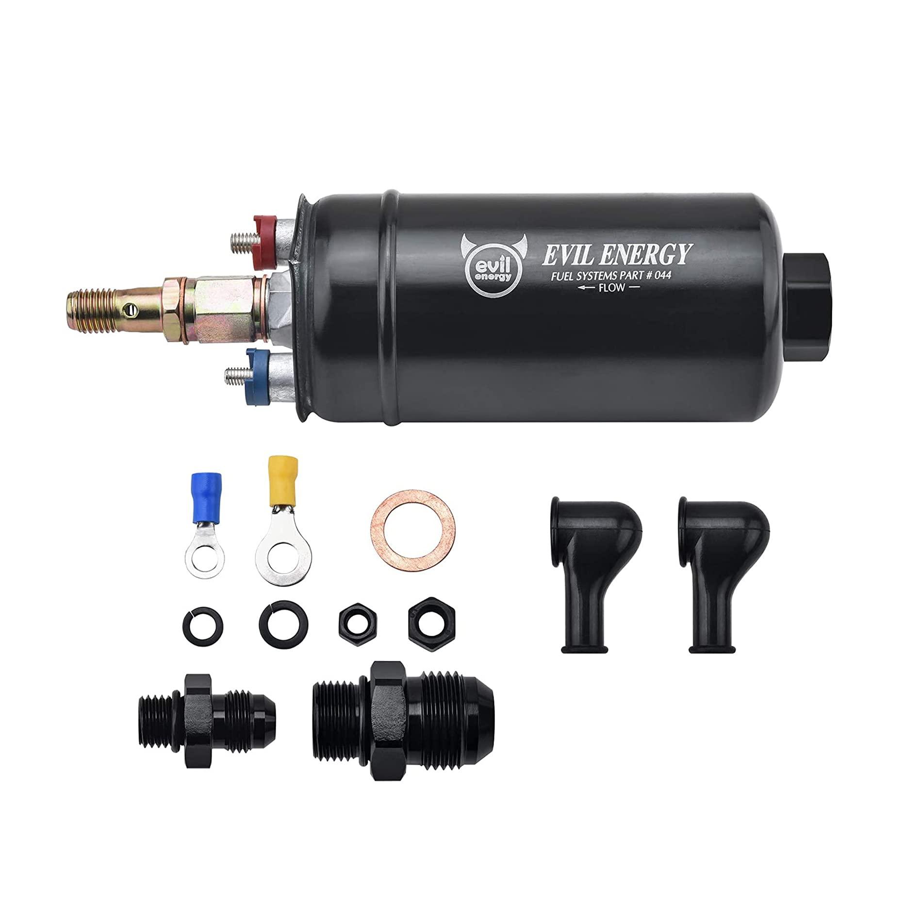 Evil Energy LS EFI System - Master Kit | Intake Manifold & Fuel Rail for GM LS1/LS2/LS6 | Inline Fuel Pump | Fuel Filter | PTFE Fuel Hose