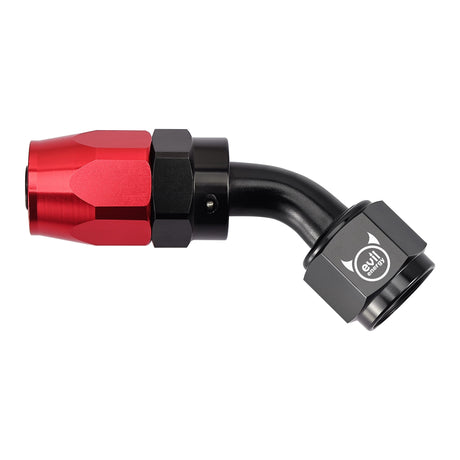 EVIL ENERGY AN Hose End Fitting Red&Black Swivel Aluminum (4/6/8/10/12AN)