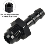 Evilenergy EVIL ENERGY 6AN Male to 1/4" 5/16" Barb Push on Fitting Adapter Aluminum