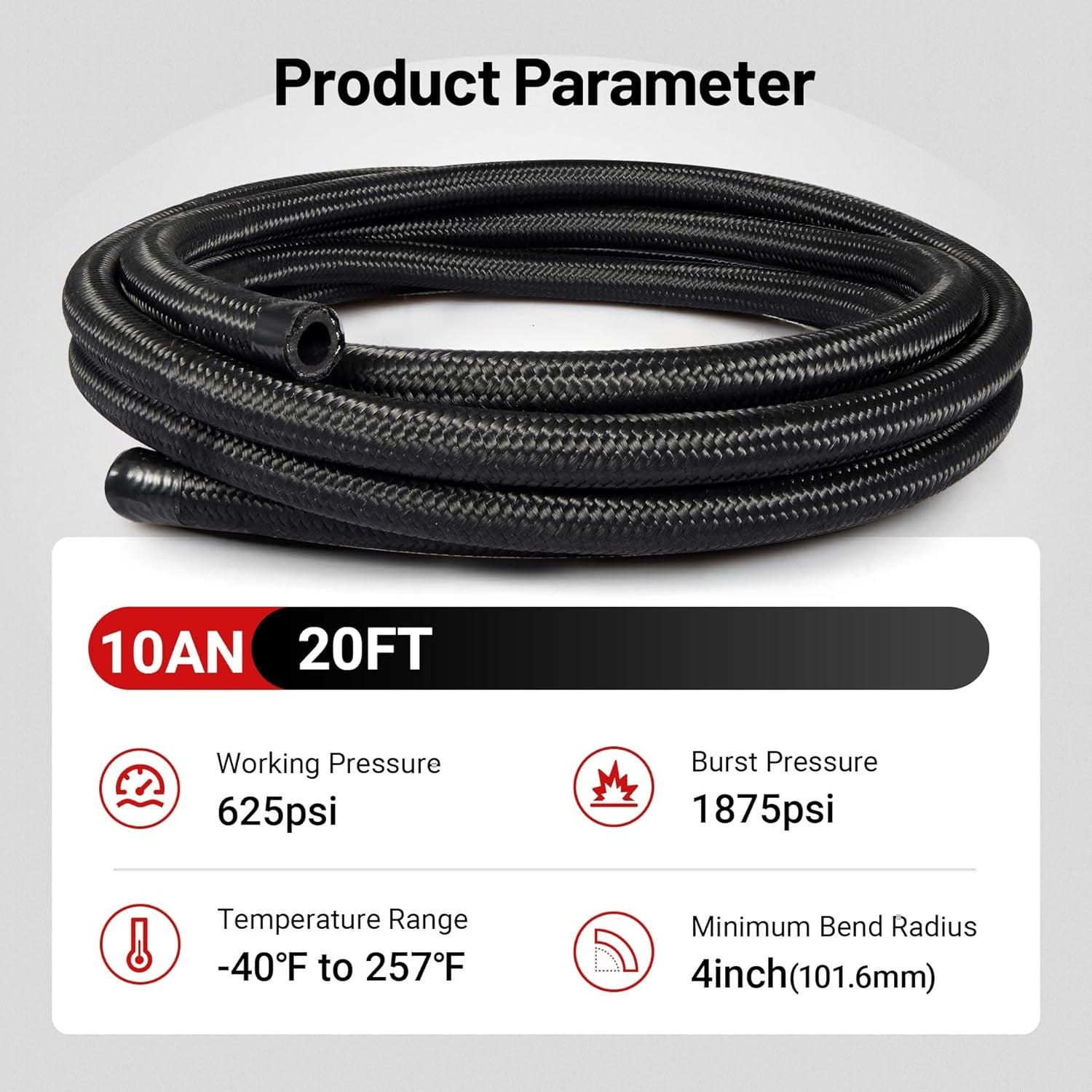 Fuel Hoses [10AN,20FT]