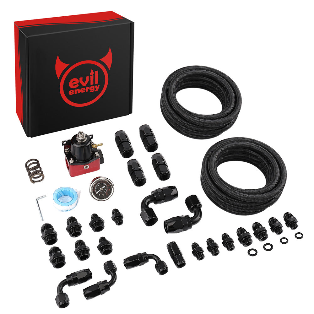 Return-Style Fuel System Kit Fuel Pressure Regulator 20-120PSI Universal | EVIL ENERGY