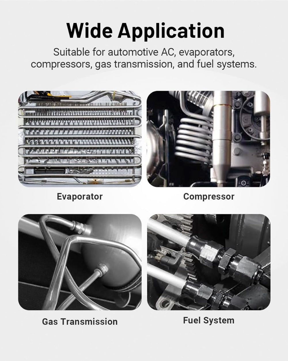 EVIL ENERGY  Aluminum Coiled Fuel Line Hard Tubing Kit 1060 Grade Aluminum Tube 25FT （3/8 5/16 inch）