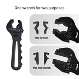 EVIL ENERGY Non Marring Wrench Adjustable AN Fitting Wrench 3-16AN Spanner Aluminum