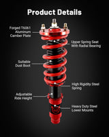 1988-1991 Honda ED Civic CRX DA Acura Integra Coilover Shock Absorbers Struts 4PCS