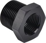 EVIL ENERGY NPT Male to NPT Female Reducer Bushing Fitting Adapter Hex Aluminum Black