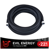 PTFE Fuel Line Fitting Kit 4/6/8/10AN Nylon Braided Fuel Hose 10-25FT Optional | EVIL ENERGY