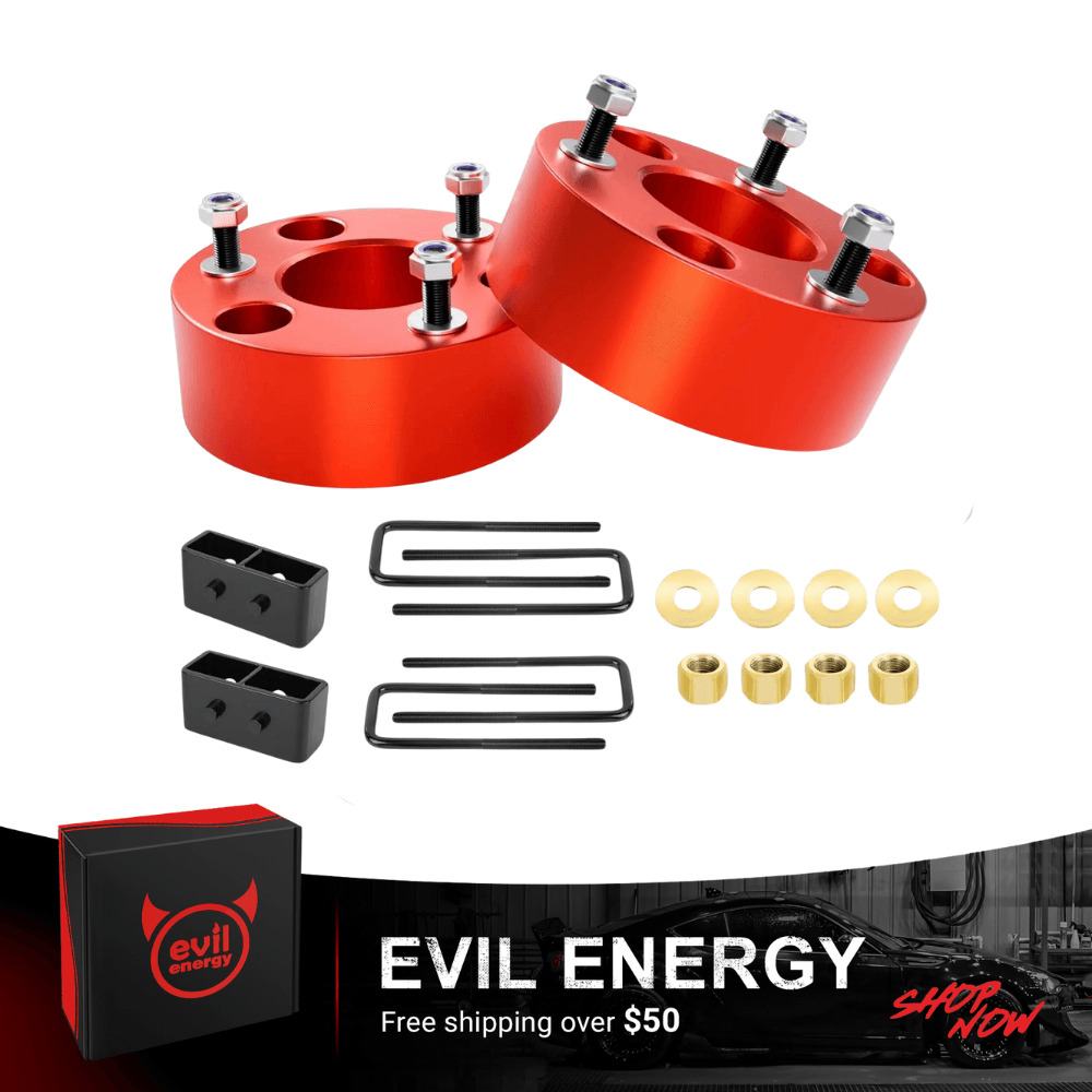 EVIL ENERGY Front 3 inch Rear 2 inch Leveling Lift Kit Suspension Lift Kit For 2004-2023 F150 2WD 4WD Forged Strut Spacers