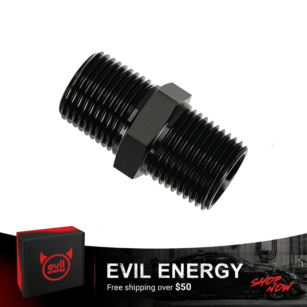 EVIL ENERGY NPT Male to NPT Male Thread Coupling Equal Hose Fitting Adapter