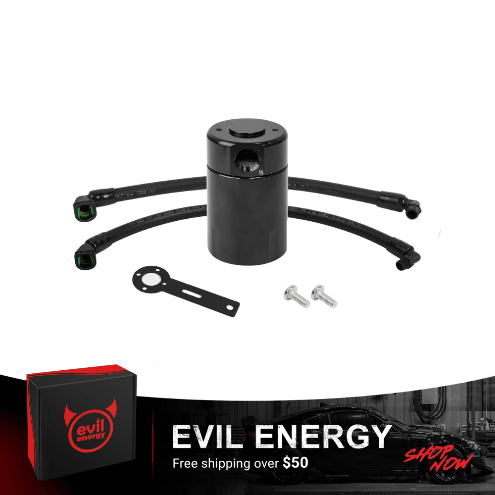 EVIL ENERGY Oil Catch Can Air Oil Separator compatible with 2021-2023 Ram TRX 6.2L SC Passenger Side 3OZ