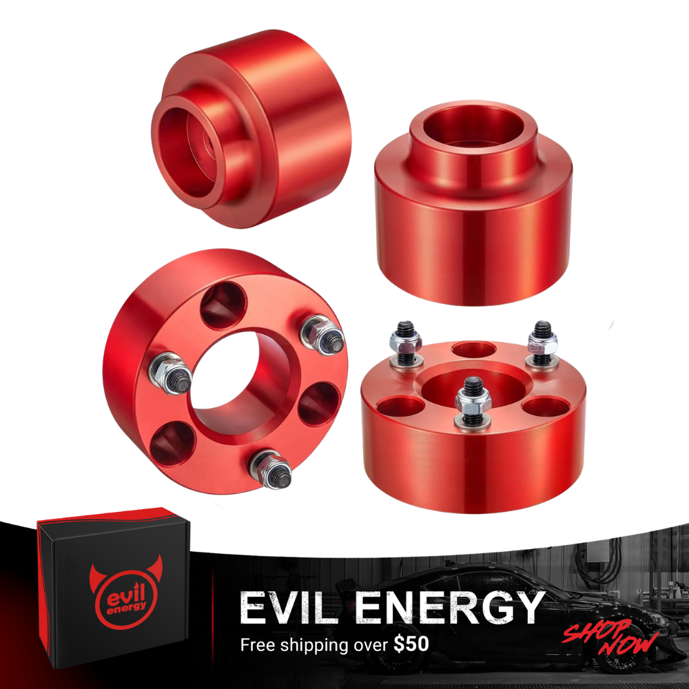 EVIL ENERGY 3 inch Front and 2 inch Rear Leveling Lift Kit For 2006-2023 Ram 1500 2005-2011 Dakota Suspension Forged Strut Spacers