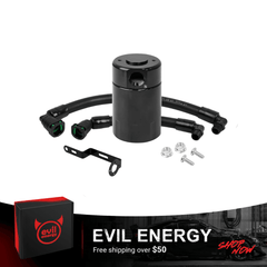 EVIL ENERGY Oil Catch Can Air Oil Separator compatible with 2015-2022 Charger/Challenger 2018-2021 Trackhawk 2018 Challenger Demon 2021-2022 Durango Hellcat Passenger Side 3OZ