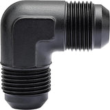 EVIL ENERGY AN Male to Male Flare 45/90 Degree Union Coupler Fitting Coupling Aluminum Black (	3/4/6/8/10/12AN)