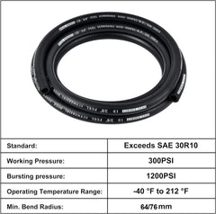 EVIL ENERGY Submersible Fuel Hose Line SAE 30R10 300PSI