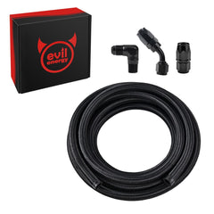 Carburetor Pre-Fitted Nylon Braided Fuel Line Kit | EVIL ENERGY