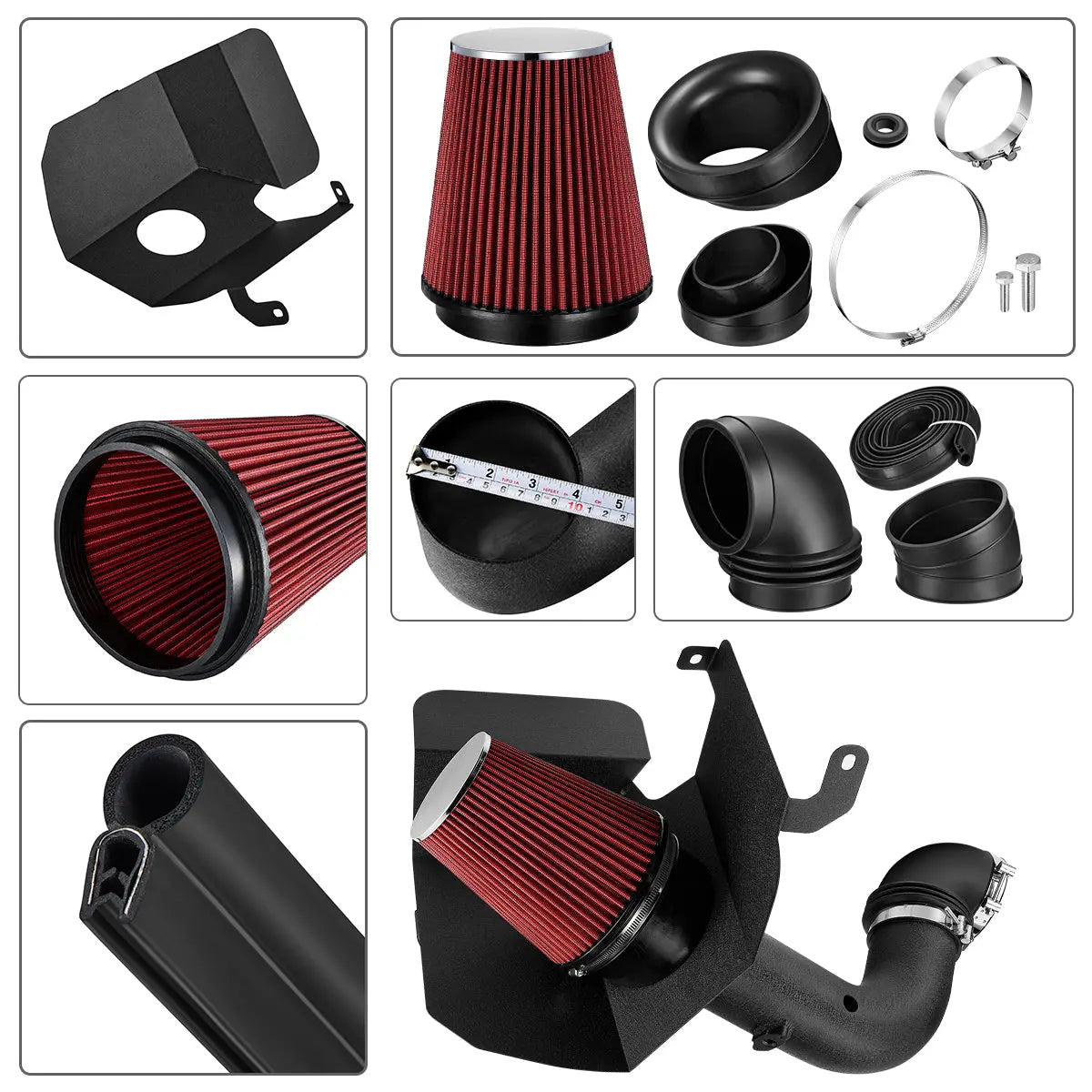 mysite Cold Air Intake Kit For 2003-2007 5.9L Cummins L6 Dodge Ram 2500/3500｜EVIL ENERGY