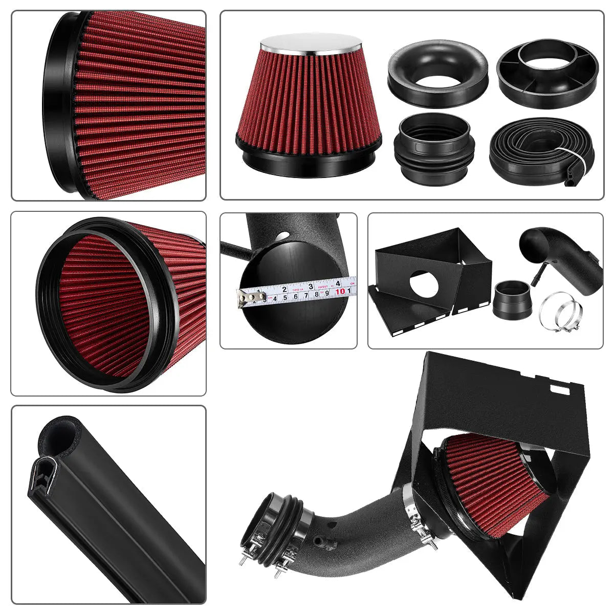 mysite Cold Air Intake Kit w/Filter For 2014-2018 Ram 2500 3500 6.4L V8｜EVIL ENERGY