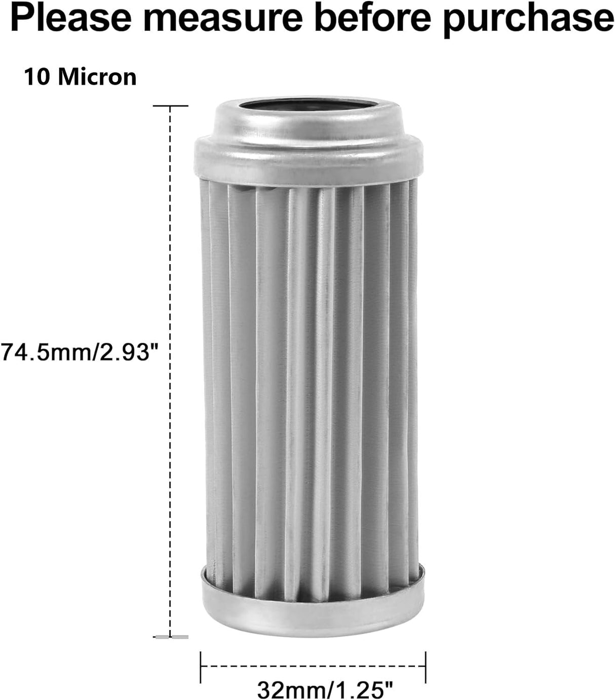 EVIL ENERGY 10/100 Micron Fuel Filter Element