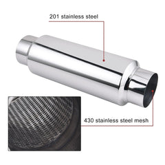 Evilenergy EVIL ENERGY 2"/2.25/2.5"/3" Exhaust Muffler Resonator Stainless Steel