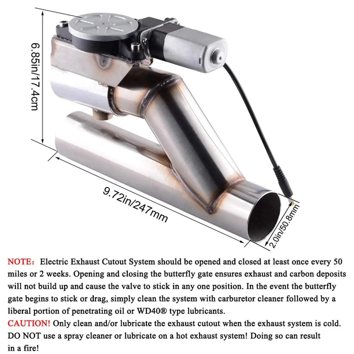 Evilenergy EVIL ENERGY 2.0 Exhaust Valve Control Kit with Controller Remote