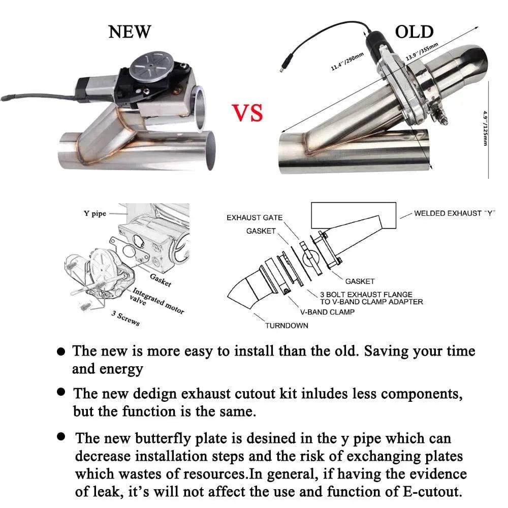 Evilenergy 2.5" Electric Exhaust Cutout