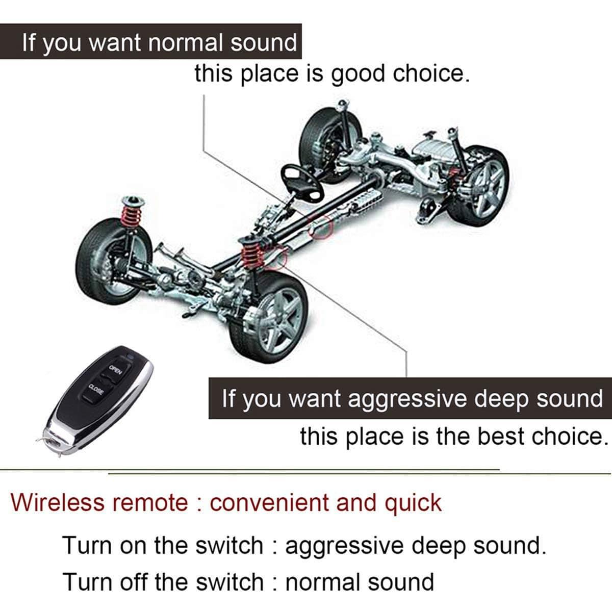 Evilenergy EVIL ENERGY 2.5 Exhaust Valve Kit with Controller Remote