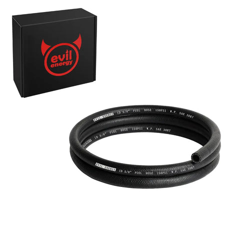 Evilenergy EVIL ENERGY 3/16 Fuel Hose Line Push Lock NBR Rubber SAE 30R7 5/10/25FT 300PSI