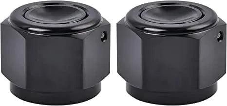 Evilenergy EVIL ENERGY 4/6/8/10AN Flare Cap Block off Fitting Plug Black 2PCS