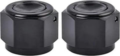 Evilenergy EVIL ENERGY 4/6/8/10AN Flare Cap Block off Fitting Plug Black 2PCS