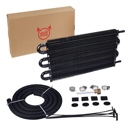 Evilenergy EVIL ENERGY 4/6/8 Pass Tube Transmission Oil Cooler Universal Kit