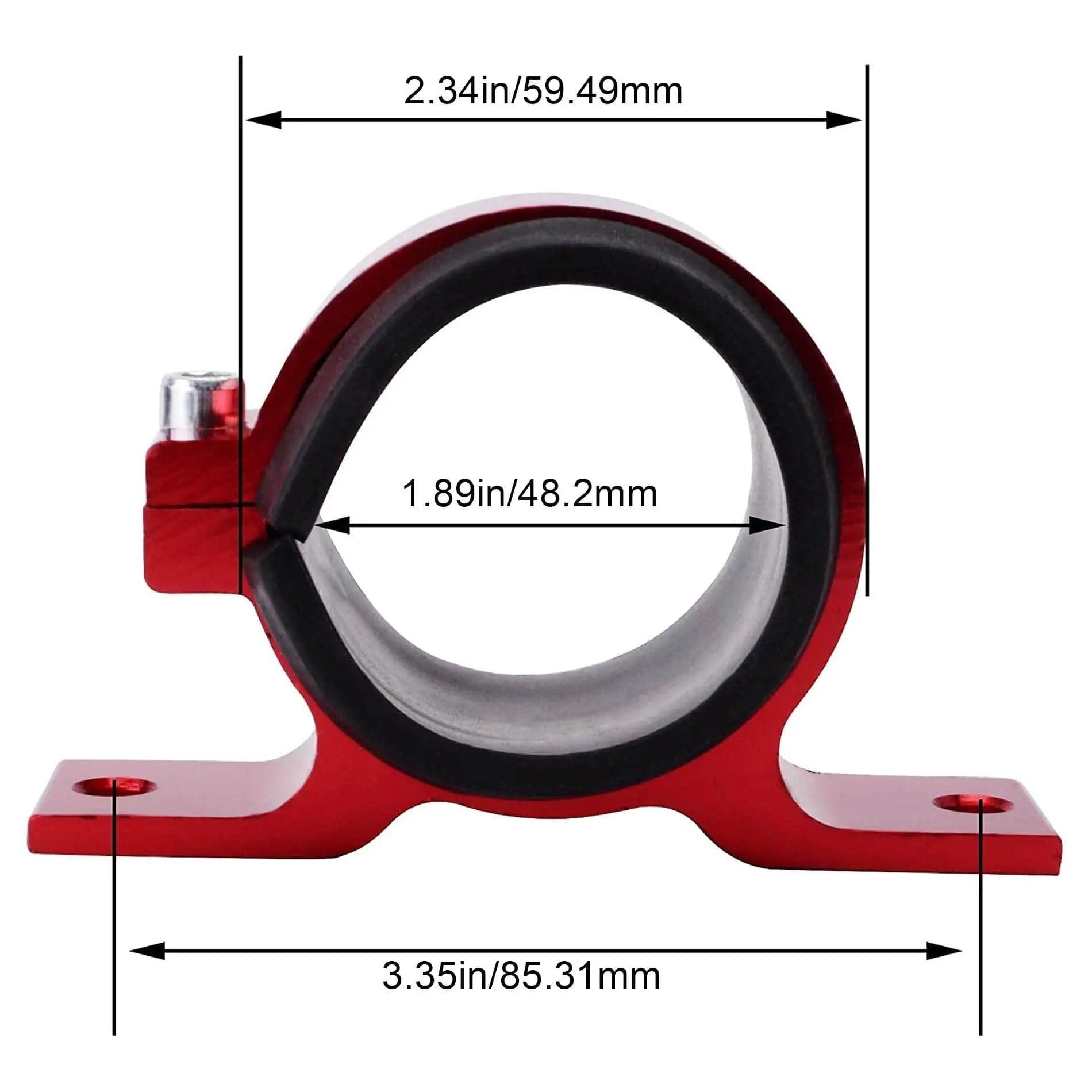 Evilenergy EVIL ENERGY 50mm Fuel Filter Mounting Bracket Fuel Pump Clamp Holder