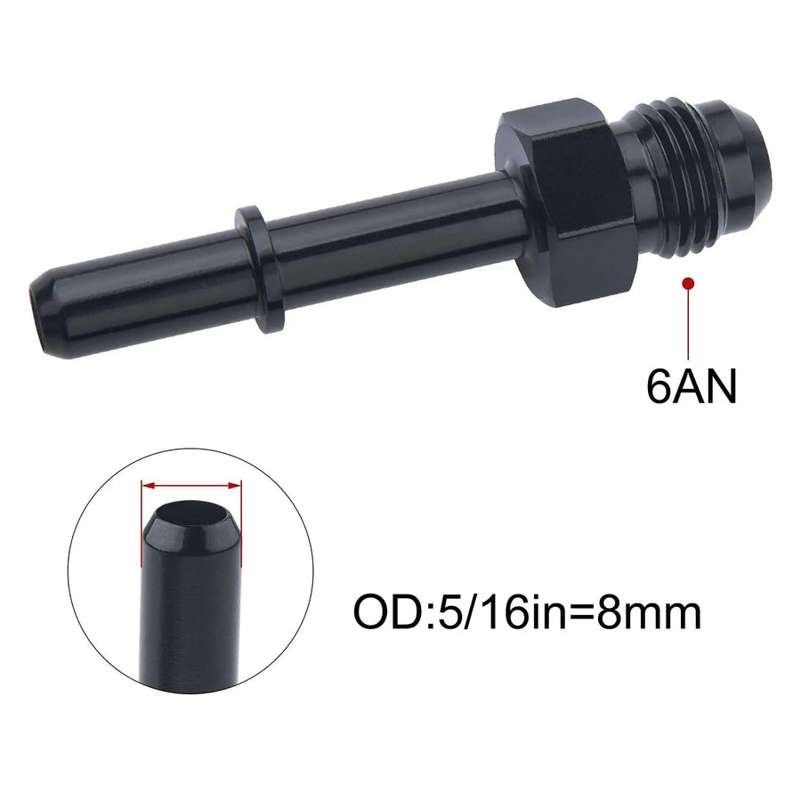 Podavelle 1/4 NPT Male To 5/16" SAE Quick Disconnect Male Push On - Foto 4