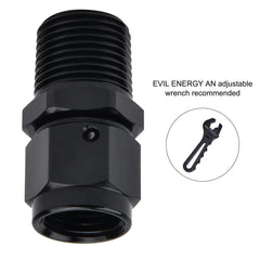 Evilenergy EVIL ENERGY AN Female to NPT Male Swivel Fitting Aluminum