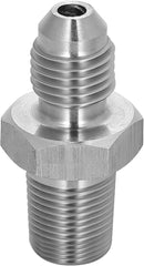 EVIL ENERGY EVIL ENERGY AN Male Flare to NPT Pipe Fitting Adapter Stainless Steel Straight