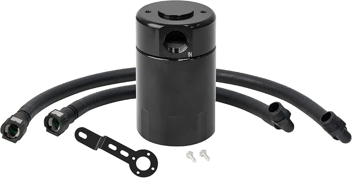 EVIL ENERGY EVIL ENERGY Air Oil Separator Oil Catch Can Compatible with 2014-2018 Chevy Silverado