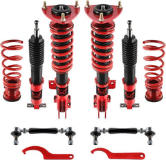 EVIL ENERGY EVIL ENERGY Coilovers Suspension Kit Coilovers Compatible for Ford Mustang 2015-2021 Height Adjustable Coilovers Lowering Kit Twin-Tube Coilover Shocks for Comfortable Ride