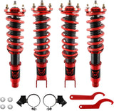 EVIL ENERGY EVIL ENERGY Coilovers Suspension Kit Coilovers Compatible for Honda Civic 1988-2000 Honda CRX 1989-1991 Delsol 1993-1997 Acura Integra 1994-2001 Height Adjustable Coilovers Lowering Kit