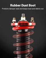 EVIL ENERGY EVIL ENERGY Coilovers Suspension Kit Coilovers Compatible for Honda Civic 1988-2000 Honda CRX 1989-1991 Delsol 1993-1997 Acura Integra 1994-2001 Height Adjustable Coilovers Lowering Kit