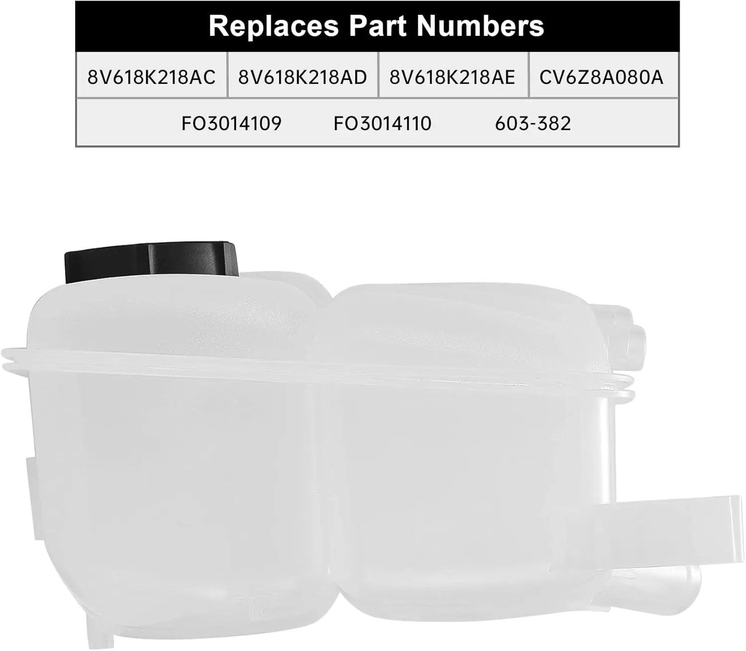 EVIL ENERGY EVIL ENERGY Coolant Reservoir Tank with Cap Compatible With 2012-2018 Focus 2013-2016 Escape 2013-2018 C-Max Replacement for 603-382 8V618K218AC