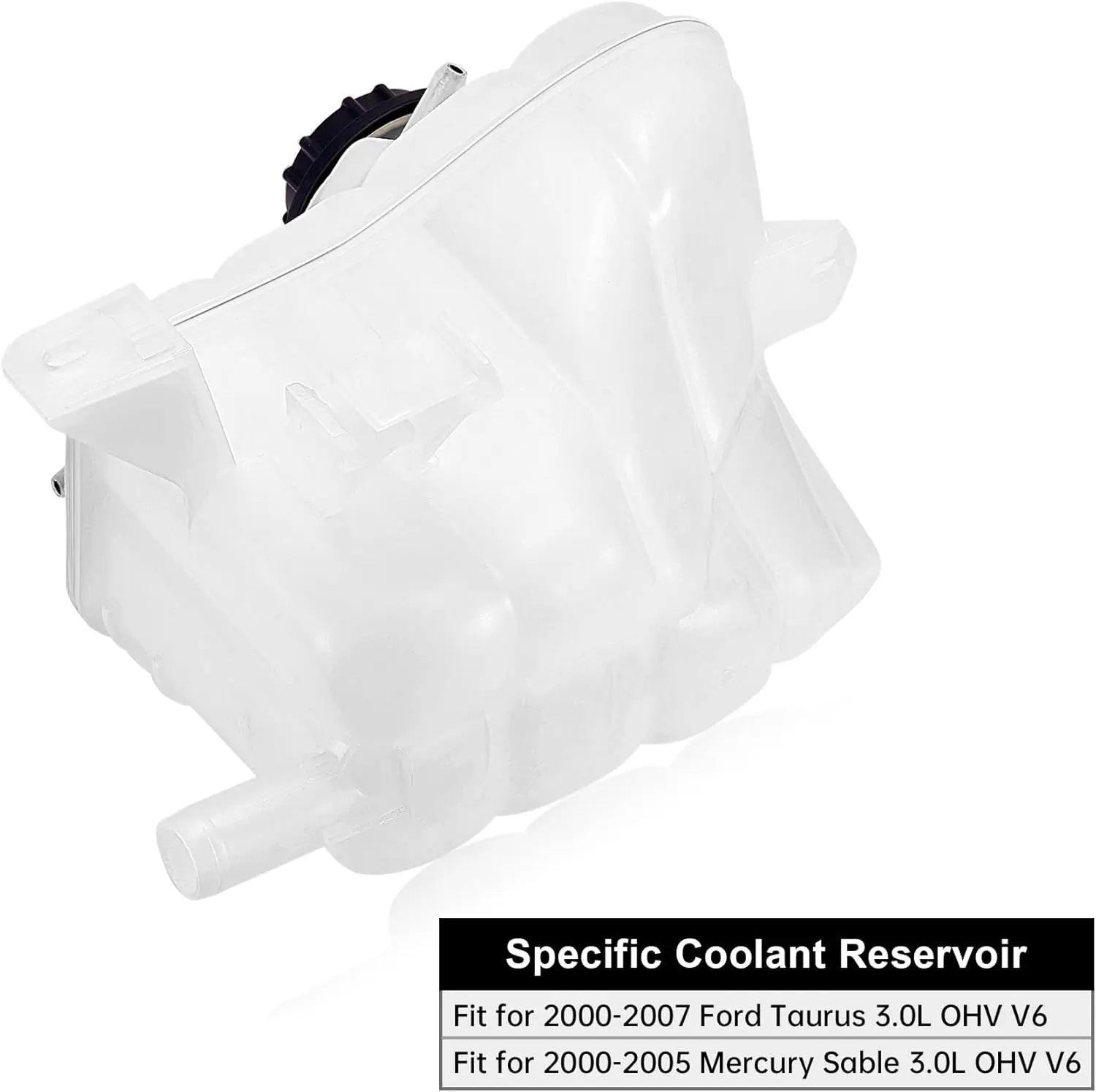 EVIL ENERGY EVIL ENERGY Coolant Reservoir Tank with Cap Compatible with 2000-2007 Taurus 2000-2005 Mercury Sable 3.0L V6