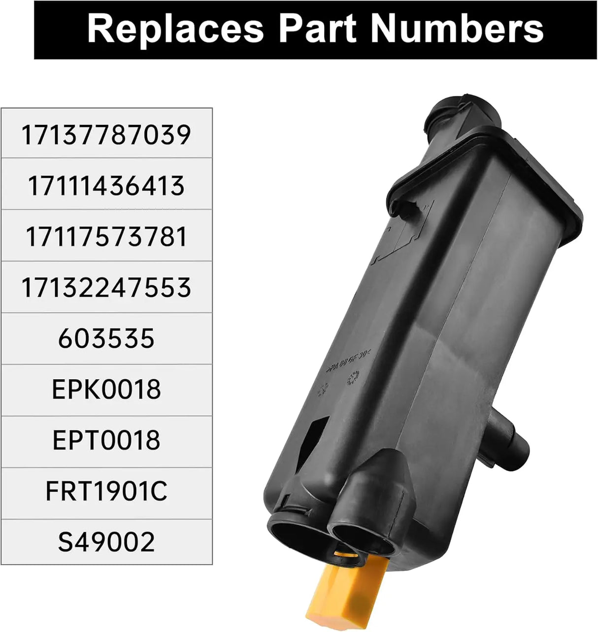 EVIL ENERGY EVIL ENERGY Coolant Reservoir Tank with Cap Compatible with BMW X3 X5 323i 323Ci 325i 325xi 325Ci 328i 328Ci 330i 330xi 330Ci,Replacement for 17117573781