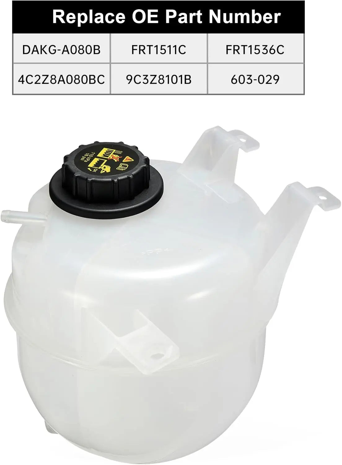 EVIL ENERGY EVIL ENERGY Engine Coolant Reservoir Tank Compatible with Club Wagon E-150 E-250 E-350 E-450 E-550 Econoline Super Duty F53