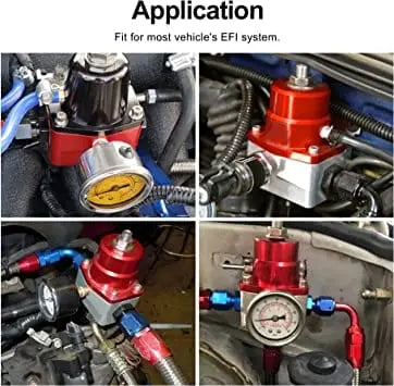 Evil Energy Adjustable Fuel Pressure Regulator Kit Efi Bypass Return 