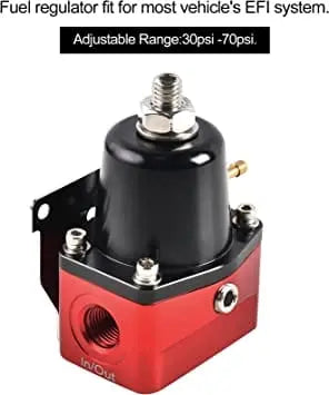 TEMBOR 6AN Adjustable Fuel Pressure Regulator Kit – EFI Bypass Return With AN6 Fittings & Gauge