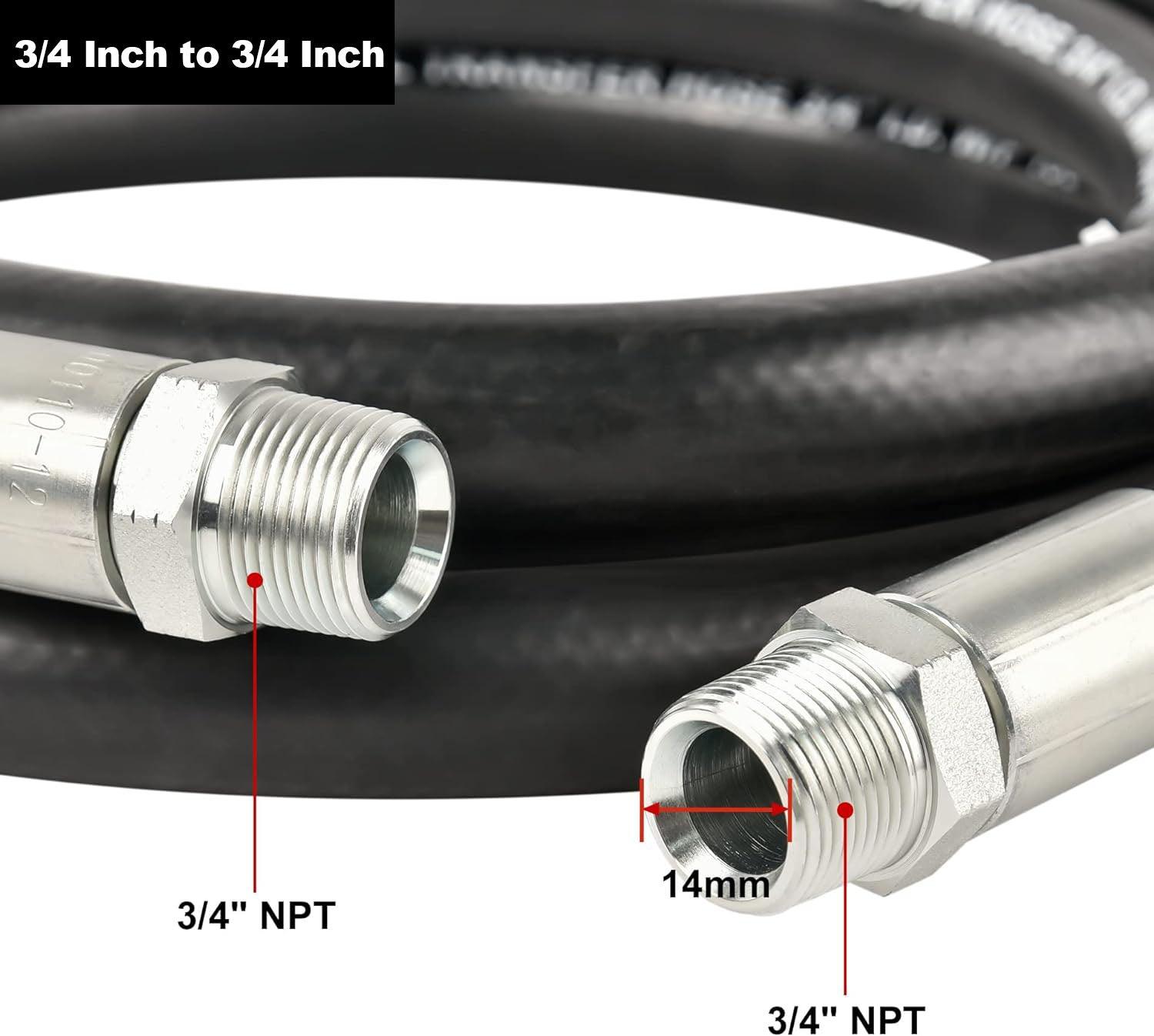 EVIL ENERGY Fuel Transfer Hose Farm Fuel Hose for Dispensing Diesel Gasoline Kerosene Biodiesel