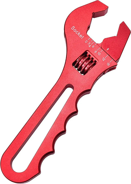 Evilenergy EVIL ENERGY Hose Fitting Adjustable Wrench  3AN-16AN Spanner Lightweight Aluminum