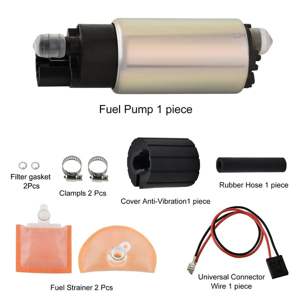 EVIL ENERGY Electric High Flow 255LPH E85 Intank 43PSI Fuel Pump Kit