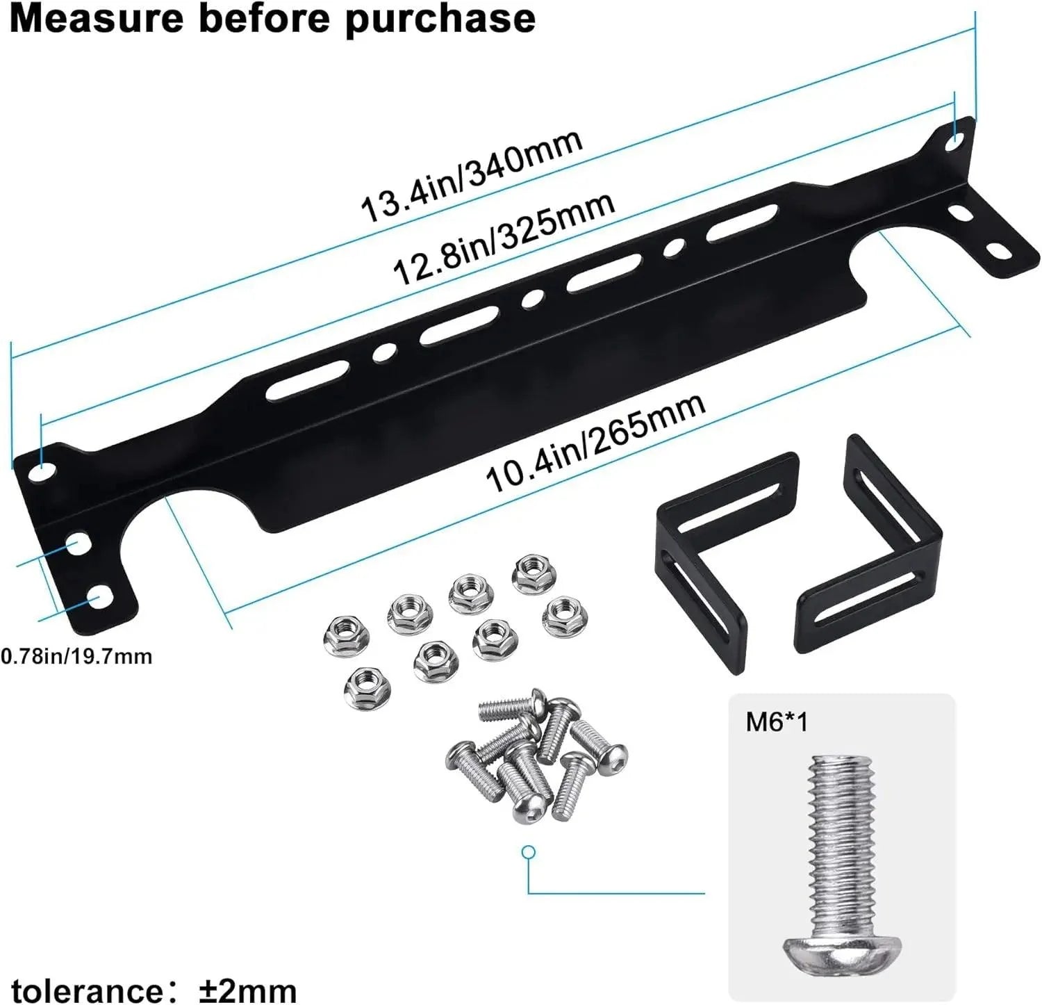 EVIL ENERGY Universal 10AN Transmission & Engine Oil Cooler Kit with Mounting Bracket (13-13.4 inch)